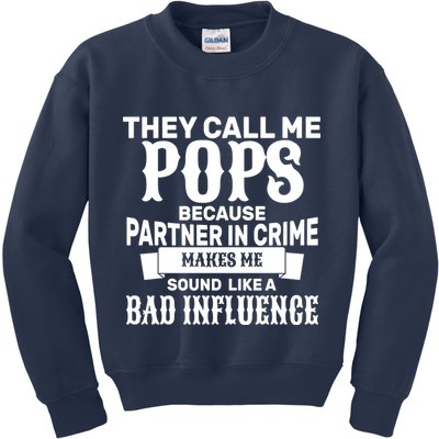 Pop Bad Influences Kids Sweatshirt