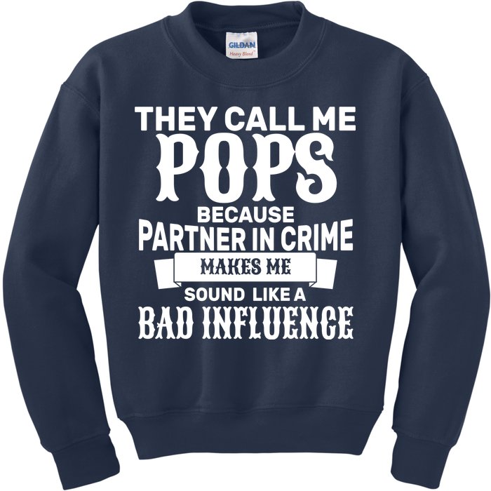 Pop Bad Influences Kids Sweatshirt