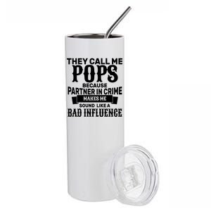 Pop Bad Influences Stainless Steel Tumbler