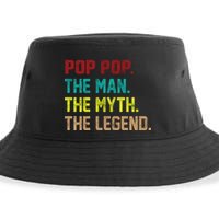 Pop Pop The Man The Myth The Legend Sustainable Bucket Hat