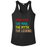 Pop Pop The Man The Myth The Legend Ladies PosiCharge Competitor Racerback Tank