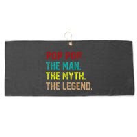 Pop Pop The Man The Myth The Legend Large Microfiber Waffle Golf Towel