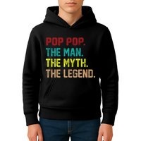 Pop Pop The Man The Myth The Legend Kids Hoodie