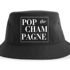 Pop The Champagne  Sustainable Bucket Hat