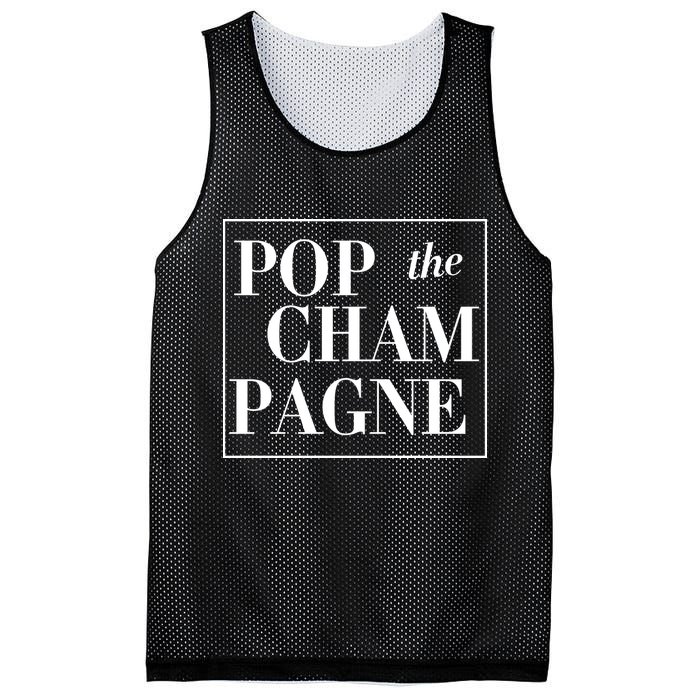 Pop The Champagne  Mesh Reversible Basketball Jersey Tank