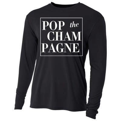 Pop The Champagne  Cooling Performance Long Sleeve Crew