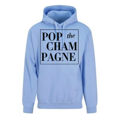 Pop The Champagne  Unisex Surf Hoodie