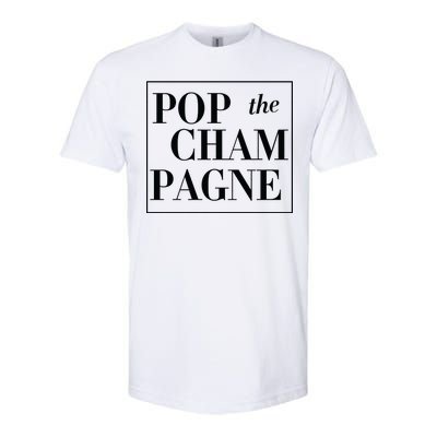 Pop The Champagne  Softstyle® CVC T-Shirt