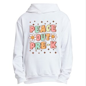 Peace Out Pre-K Cute Groovy Last Day of Preschool Graduation Urban Pullover Hoodie