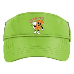 Piece Out Pie Funny Gift Adult Drive Performance Visor