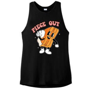 Piece Out Pie Funny Gift Ladies PosiCharge Tri-Blend Wicking Tank