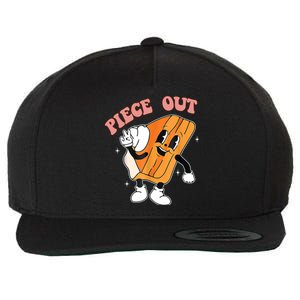 Piece Out Pie Funny Gift Wool Snapback Cap