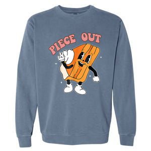 Piece Out Pie Funny Gift Garment-Dyed Sweatshirt