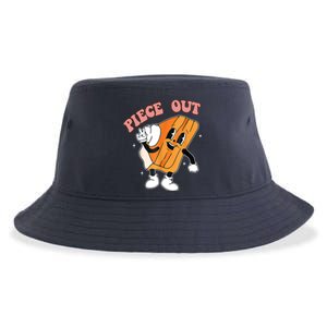 Piece Out Pie Funny Gift Sustainable Bucket Hat