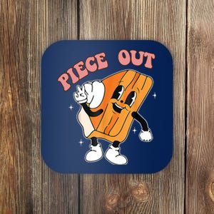 Piece Out Pie Funny Gift Coaster