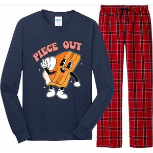 Piece Out Pie Funny Gift Long Sleeve Pajama Set