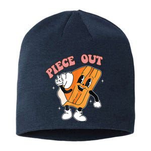 Piece Out Pie Funny Gift Sustainable Beanie