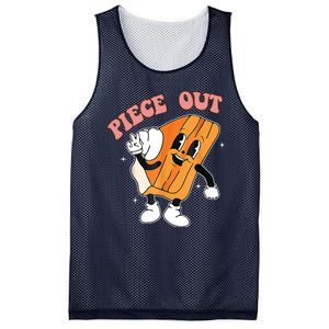 Piece Out Pie Funny Gift Mesh Reversible Basketball Jersey Tank