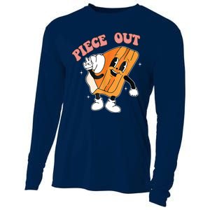 Piece Out Pie Funny Gift Cooling Performance Long Sleeve Crew