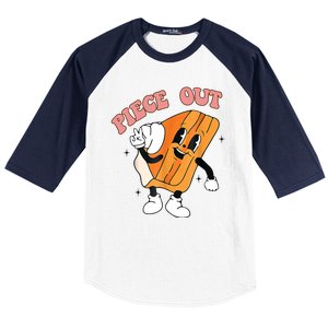 Piece Out Pie Funny Gift Baseball Sleeve Shirt