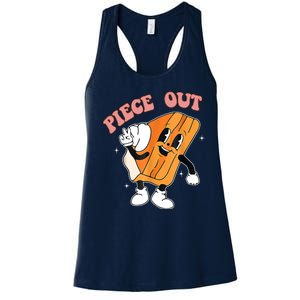 Piece Out Pie Funny Gift Women's Racerback Tank