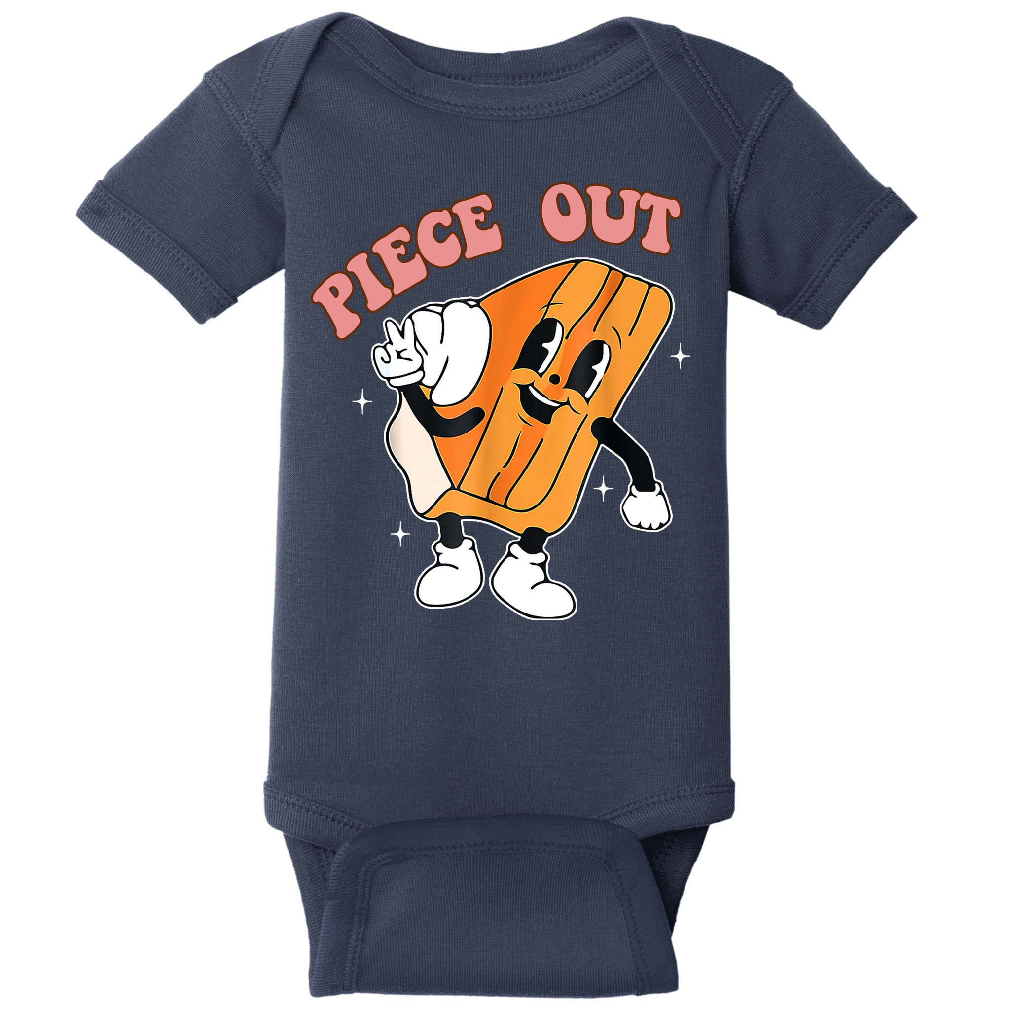 Piece Out Pie Funny Gift Baby Bodysuit