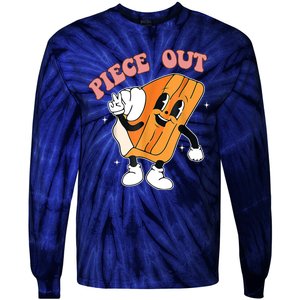 Piece Out Pie Funny Gift Tie-Dye Long Sleeve Shirt