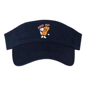 Piece Out Pie Funny Gift Valucap Bio-Washed Visor