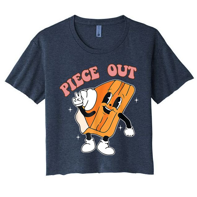 Piece Out Pie Funny Gift Crop Top