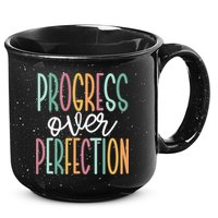 Progress Over Perfection 15oz Campfire Ceramic Mug
