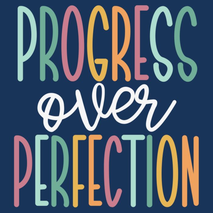 Progress Over Perfection Apron