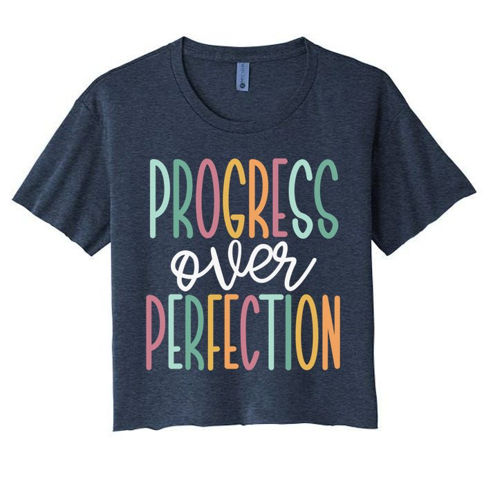 Progress Over Perfection Crop Top
