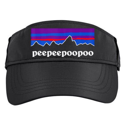 Peepeepoopoo Outdoors Pee Pee Poo Poo 2024 Adult Drive Performance Visor