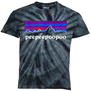 Peepeepoopoo Outdoors Pee Pee Poo Poo 2024 Kids Tie-Dye T-Shirt