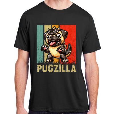 Pug Owner Pugzilla Dog Love Adult ChromaSoft Performance T-Shirt