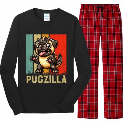 Pug Owner Pugzilla Dog Love Long Sleeve Pajama Set