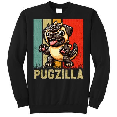 Pug Owner Pugzilla Dog Love Tall Sweatshirt