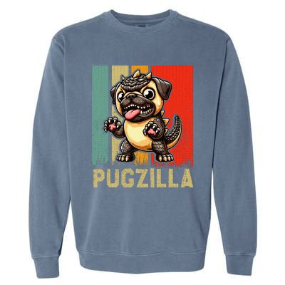 Pug Owner Pugzilla Dog Love Garment-Dyed Sweatshirt