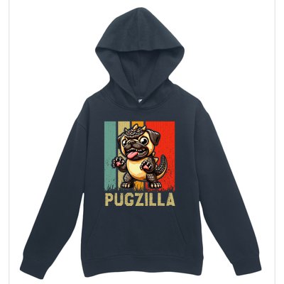 Pug Owner Pugzilla Dog Love Urban Pullover Hoodie