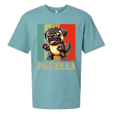 Pug Owner Pugzilla Dog Love Sueded Cloud Jersey T-Shirt