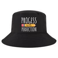 Progress Over Perfection Education Back To School Cool Comfort Performance Bucket Hat