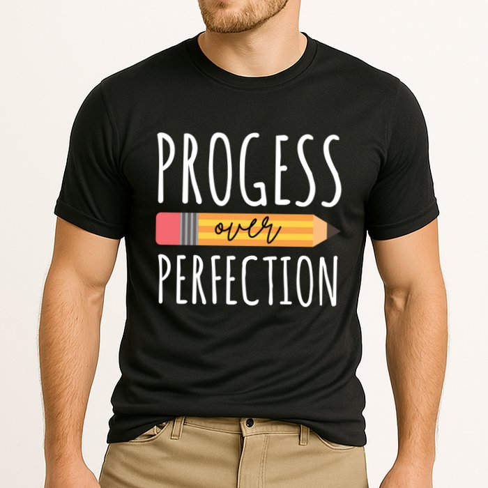 Progress Over Perfection Education Back To School Cooling Performance Crew T-Shirt