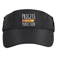 Progress Over Perfection Education Back To School Adult Drive Performance Visor
