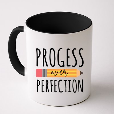 Progress Over Perfection Education Back To School Mug