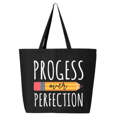 Progress Over Perfection Education Back To School 25L Jumbo Tote