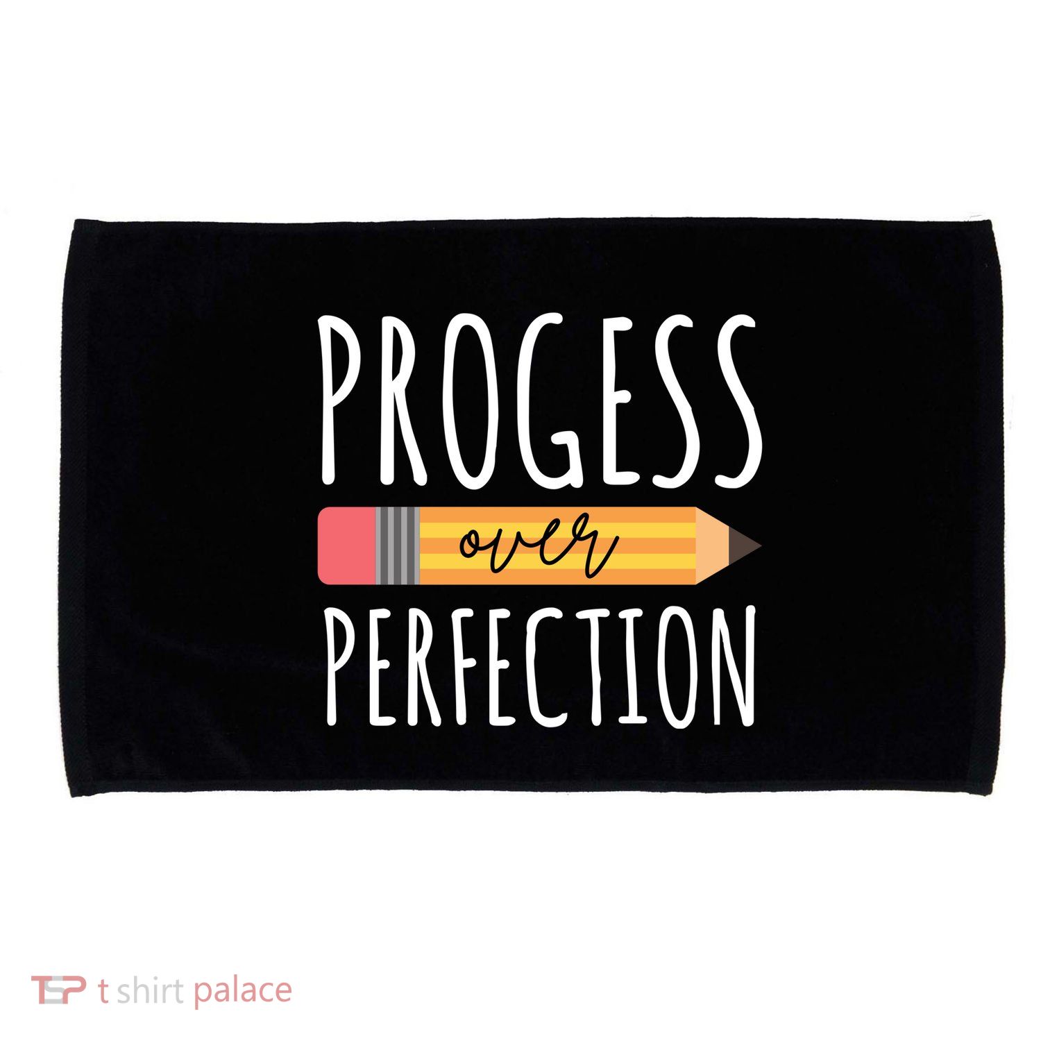 Progress Over Perfection Education Back To School Microfiber Hand Towel