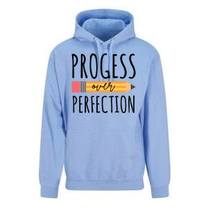 Progress Over Perfection Education Back To School Unisex Surf Hoodie