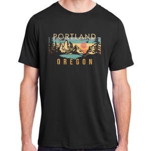 Portland Oregon Adult ChromaSoft Performance T-Shirt