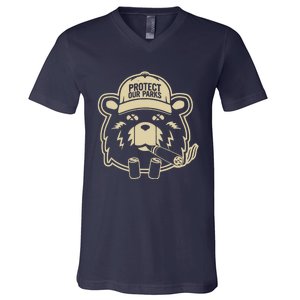 Protect Our Parks Jre V-Neck T-Shirt