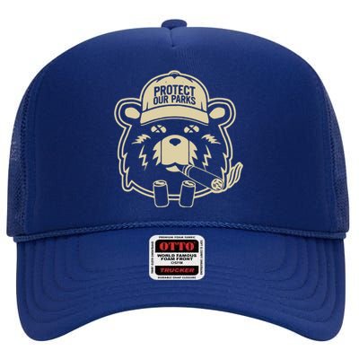 Protect Our Parks Jre High Crown Mesh Back Trucker Hat